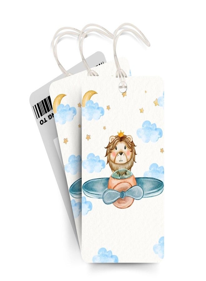 Brandian 01 Qty PVC Luggage Tags & Bag Tags for Suitcases - Dream Theme Graphic, with Silicon Strap (Multicolour) - Image 1